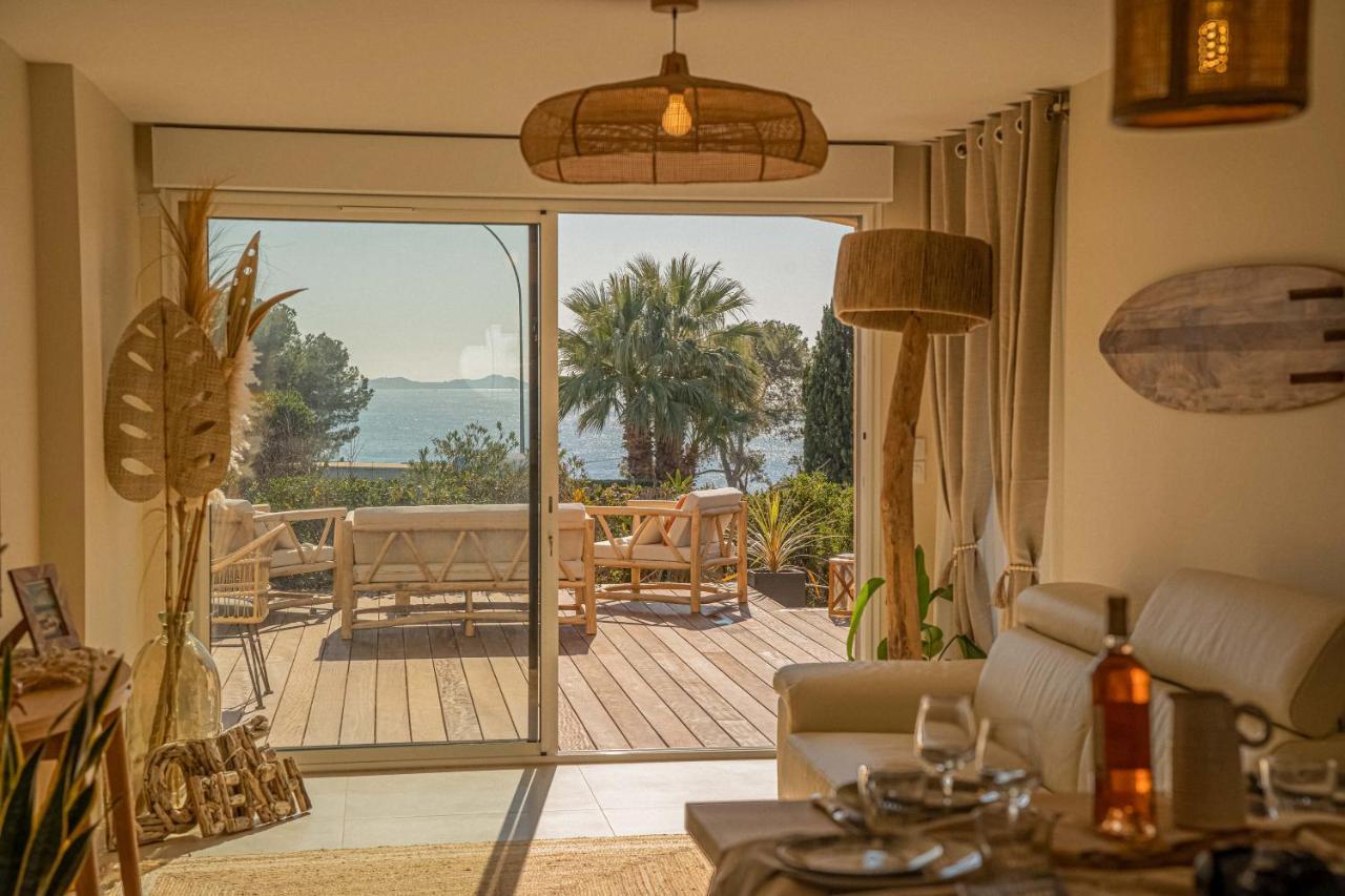 Logement Vue Mer Splendide - Situe A 50 Metres Du Bord De Mer Et 2 Minutes Des Plages - Bandolina Exterior foto