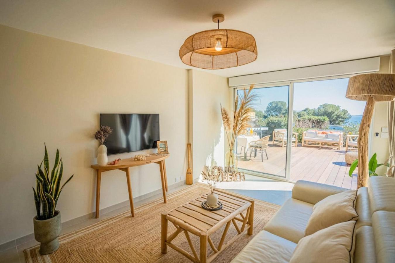 Logement Vue Mer Splendide - Situe A 50 Metres Du Bord De Mer Et 2 Minutes Des Plages - Bandolina Exterior foto