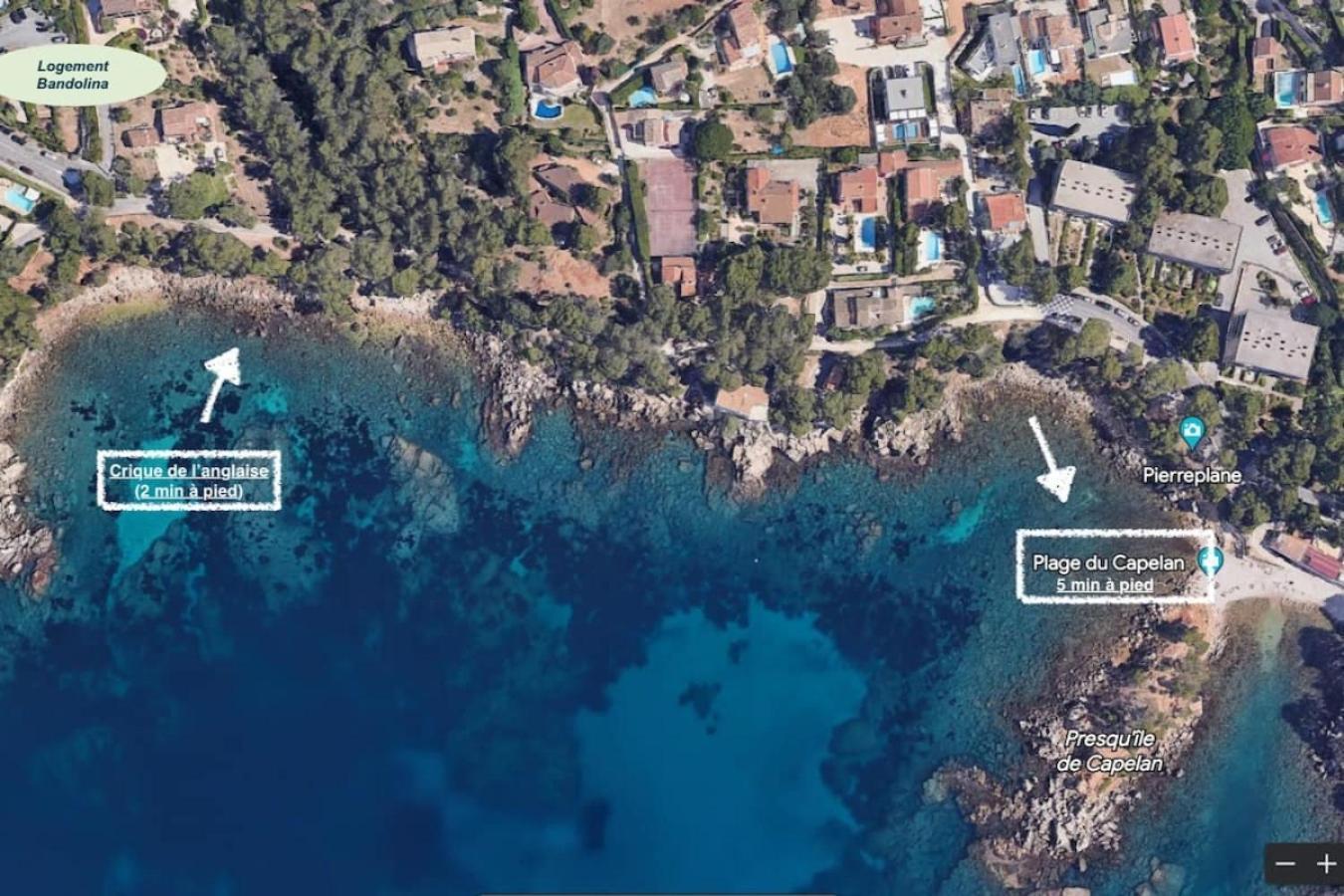 Logement Vue Mer Splendide - Situe A 50 Metres Du Bord De Mer Et 2 Minutes Des Plages - Bandolina Exterior foto